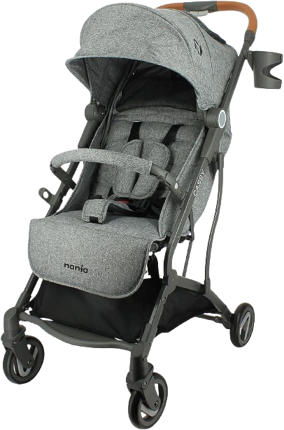Présentation d'une poussette compact